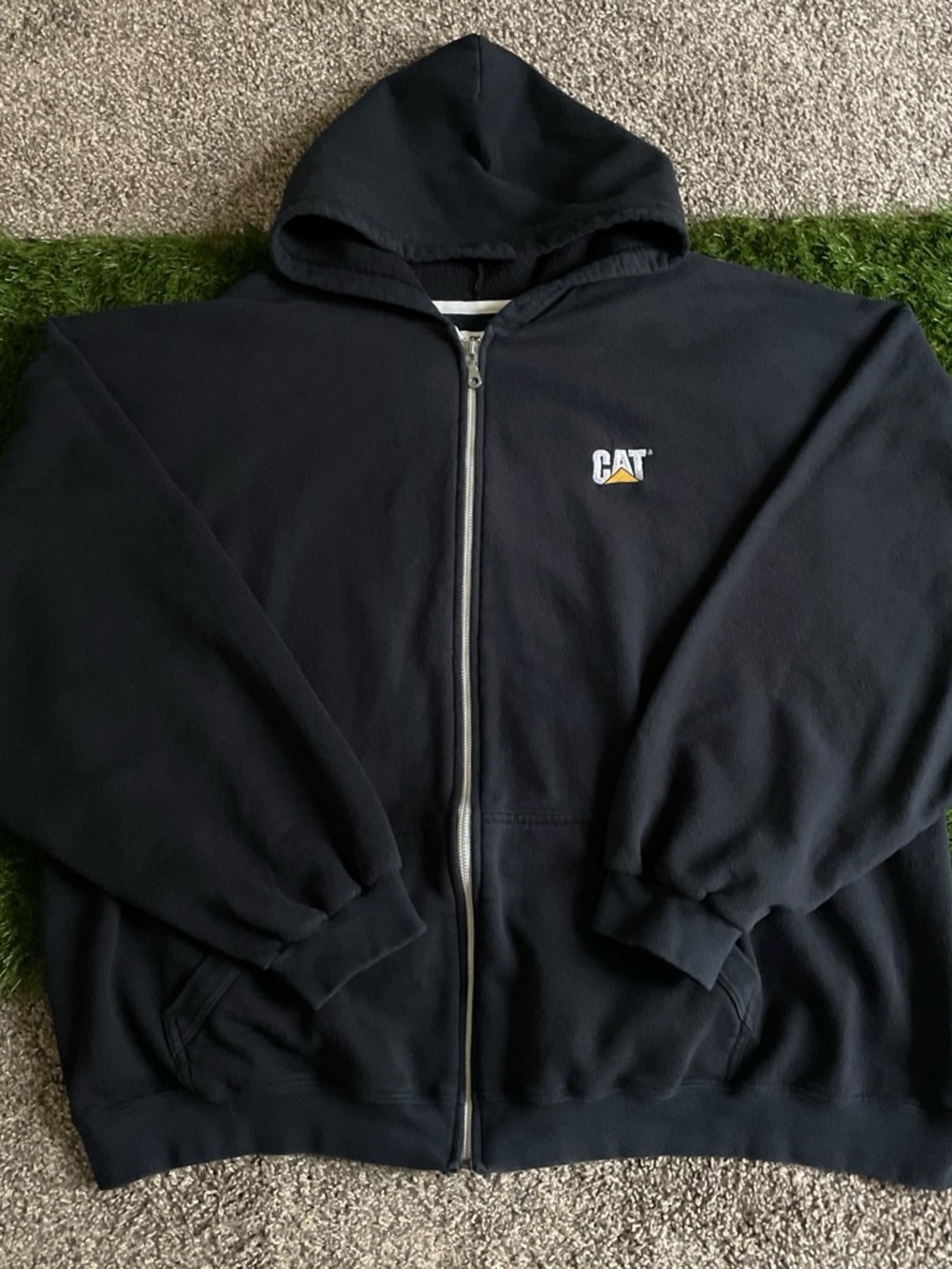 Black Anvil Caterpillar zip up hoodie